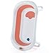 Cloudjoy - Vasca da bagno pieghevole per bambini, 0-3 anni, con cuscino e termometro, rosa