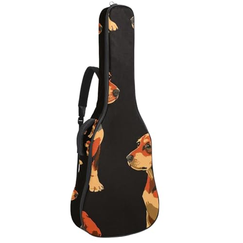 Sac de transport pour guitare basse 104 cm en tissu Oxford imperméable