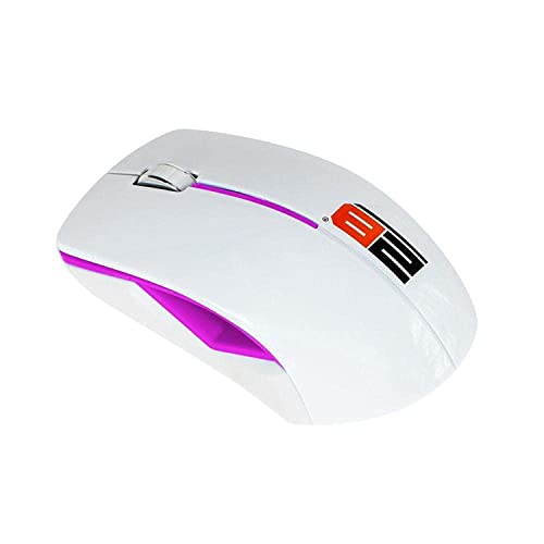 2B MO33P 2.4G Wireless Mouse - Pink With White Cover