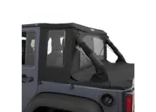 Bestop Halftop Soft Top - '07-18 Wrangler JK 2-Door (Black Diamond)