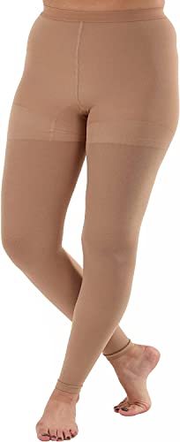 Absolute Support Compression Leggings for Women 20-30mmHg - Footless High ...