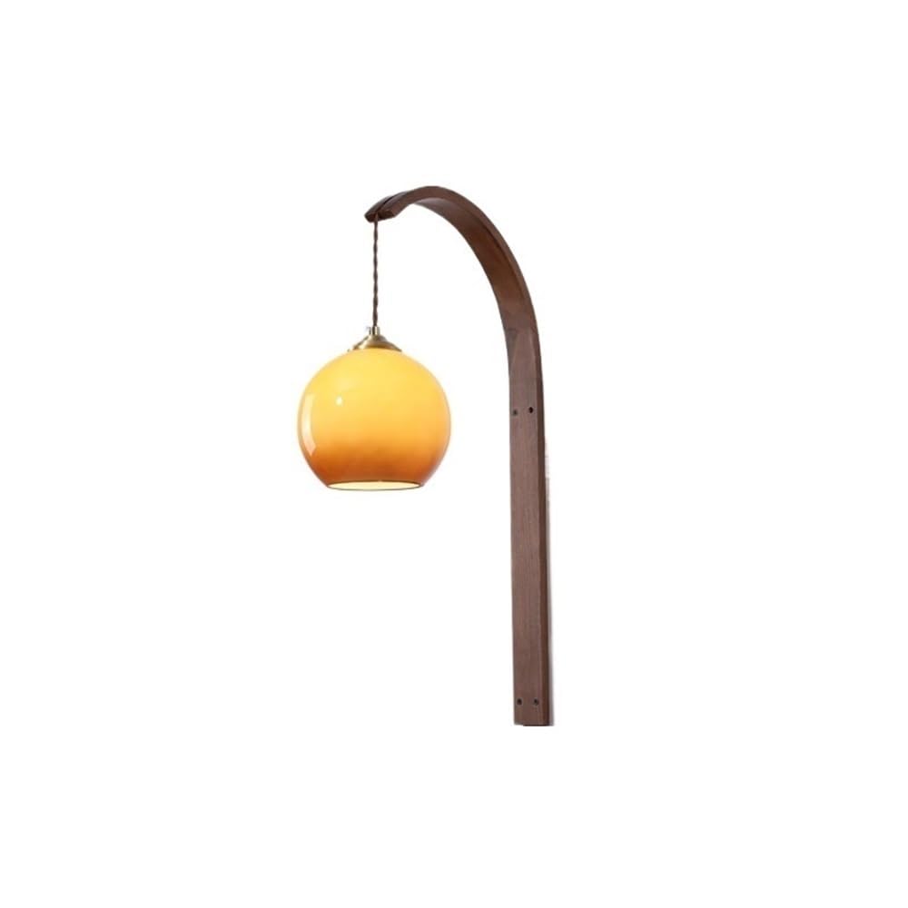 Yinj9562fg Living Room Handmade Wooden Base Farmhouse Rustic Style Wall Lamp for Living Room Bedroom Decor