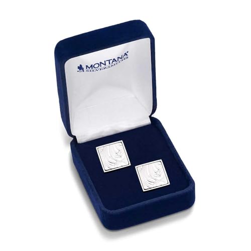 Mancuernillas clásicas grabadas estilo occidental para hombre miniatura 5