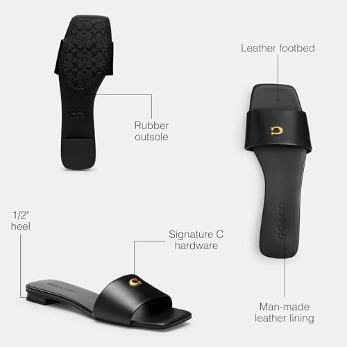 Coach Women's Sculpted C Flat Sandal3