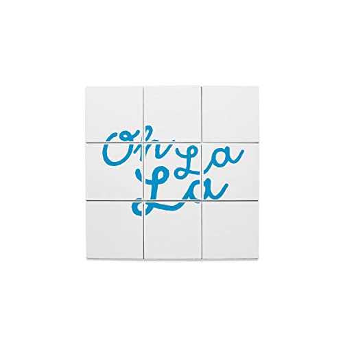 Carreaux céramique décoratif rétro avec expression française amusante
