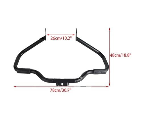 Pare-cylindre de protection moteur Softail FLSTFB chrome haute finition