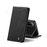 Chocoyi Coque Cuir pour Samsung Galaxy S20 FE 4G/5G, Protection Housse en Cuir PU Portefeuille,Fermeture Magnétique,Fentes pour Cartes,Fonction de Support.-Noir