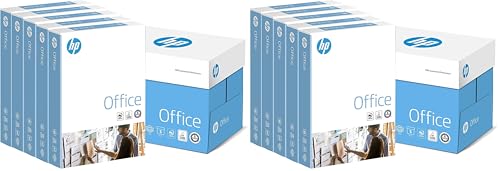 Papier A4 HP Office 80g en carton de 10 rames idéal pour les impressions de gros volumes
