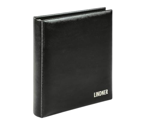 Clasificador LINDNER Karat Classic negro de 4 anillos para proteger documentos