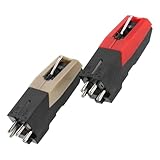 Usure minimale du disque : grâce à une haute précision et une construction stable, ce stylet à aiguille pour platine assure un contact doux, minimisant les dommages et maximisant la durée de vie de chaque disque que vous écoutez, stylet de remplacement pour disque, aiguille de remplacement pour platine