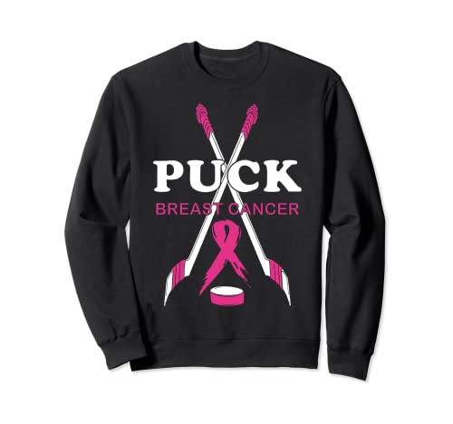 Breast Cancer Awareness Hockey Puck Breast Cancer Sweatshirt