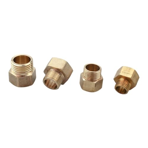 1/8�C���` 1/4�C���` 3/8�C���` 1/2�C���` BSP NPT ���X M12 M14 M16 M18 M20 M22 ���[�g�����˂��^�J�p�C�v�p��A�_�v�^�J�v���[�R�l�N�^ (Color : (1 PCS), Size : F BSP1l4-M M1