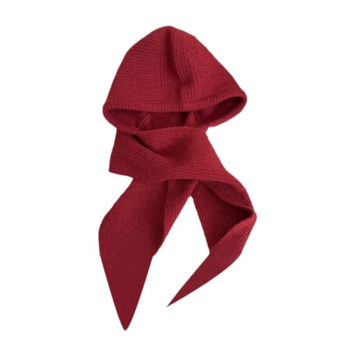 Bonnet tricoté et écharpe réglable pour femme : ensemble de mode chaud pour l'hiver