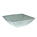 128 oz Square Plastic Clear Presentation Bowls 12 CT