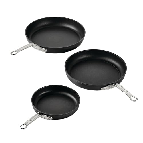 Hestan TITUM Fusion 3-Piece Nonstick Skillet Set, (8