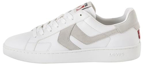 Levi's Herren Swift Sneakers, Regular White, 43 EU