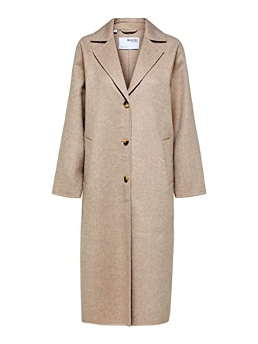 Manteau en laine femme long SELECTED FEMME Slfnew Tama pardessus d'hiver