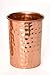 Ayurveda 100% Pure Copper Hammered Dispenser Water Pitcher, Container, Pot 8 Liter with 2 Tumbler & 1 Bottle Set