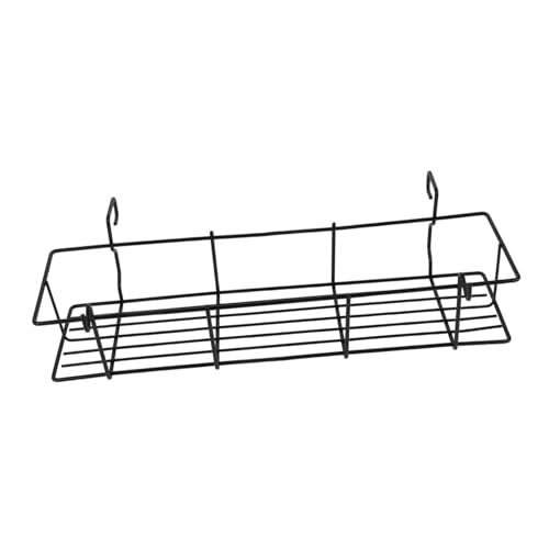 STOBAZA Outdoor Cooking Essential Stainless Steel Seasoning Basket Hanging Rack Barbecue Grill Accessory