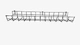 Under Desk Cable Organizer 24 Inch Wire Tray | Table Cord Management Basket | Cage to Hide Cords | Computer Raceway | Rack for Home & Office | Heavy Duty Steel