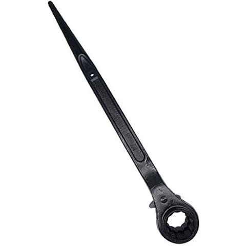 MACHSWON 19 x 24mm Black Ratchet Podger Spanner Quick Release Scaffold Wrench Cover