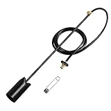 YOUDO 500,000 Propane Weed Torch Burner with CSA Certificate, 61'' Extra Long Hose, Flint Ignitor & Flame Control, Propane Torch for Garden Weeder,Roofing,Snow Melting and Ice