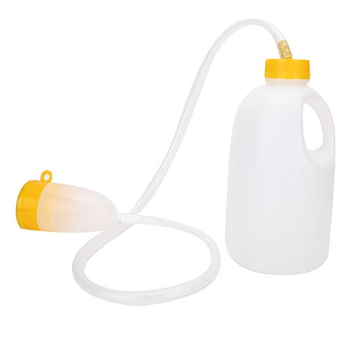 Salud, Baby Product Frasco Recolector de Orina Portátil de 1700 Ml con Tubo, Báscula y Cubierta de Bloqueo de Olores para Pacientes Postrados en Cama