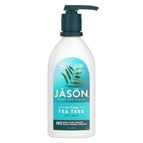 Jason, Oczyszczające mydło do ciała z drzewa herbacianego, 885 ml