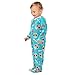 Emelivor Halloween Cat Skulls Blue Baby One-Piece Newborn Pajamas Cotton Sleepwear Outfits for Boys Girls Kids