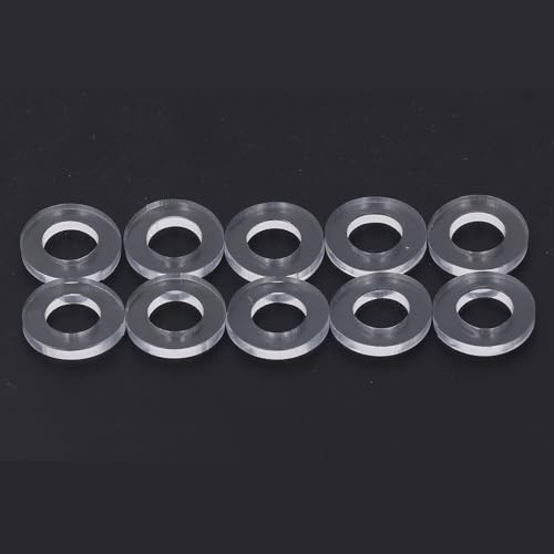 10PCS CO2 Regulator Washers Silicone Seals Gaskets for Soda Machine Carbonator Hose Replacement and Beverage Dispenser Maintenance