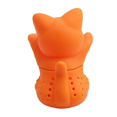 Ciieeo Funny Cat-shaped Silicone Tea Infuser Easy ...