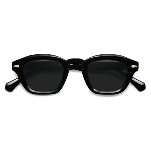 Image of Appassal Small Retro Square Sunglasses for Women Mens Rectangle Sunnies AP3680