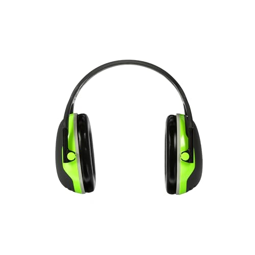 3M Peltor X Series X4A Black/Green Over Head Foam Protective Earmuffs - 27 dB NRR [PRICE is per EACH]