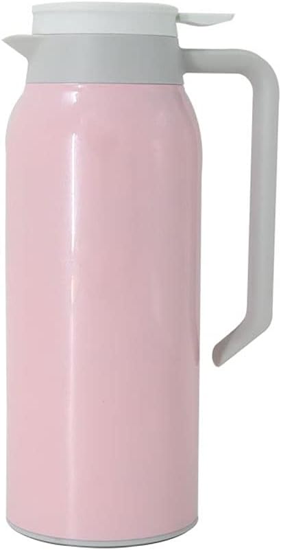 Frasco de vacío de acero inoxidable Jarra térmica Jarra de agua caliente portátil Botella aislada de doble pared de 1,5 L Tetera Cafetera (Color: D) (A)