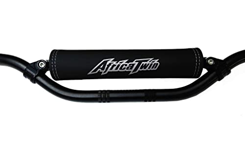 Coussin de barre transversale Honda Africa Twin avec logo argent pour guidon de moto trail