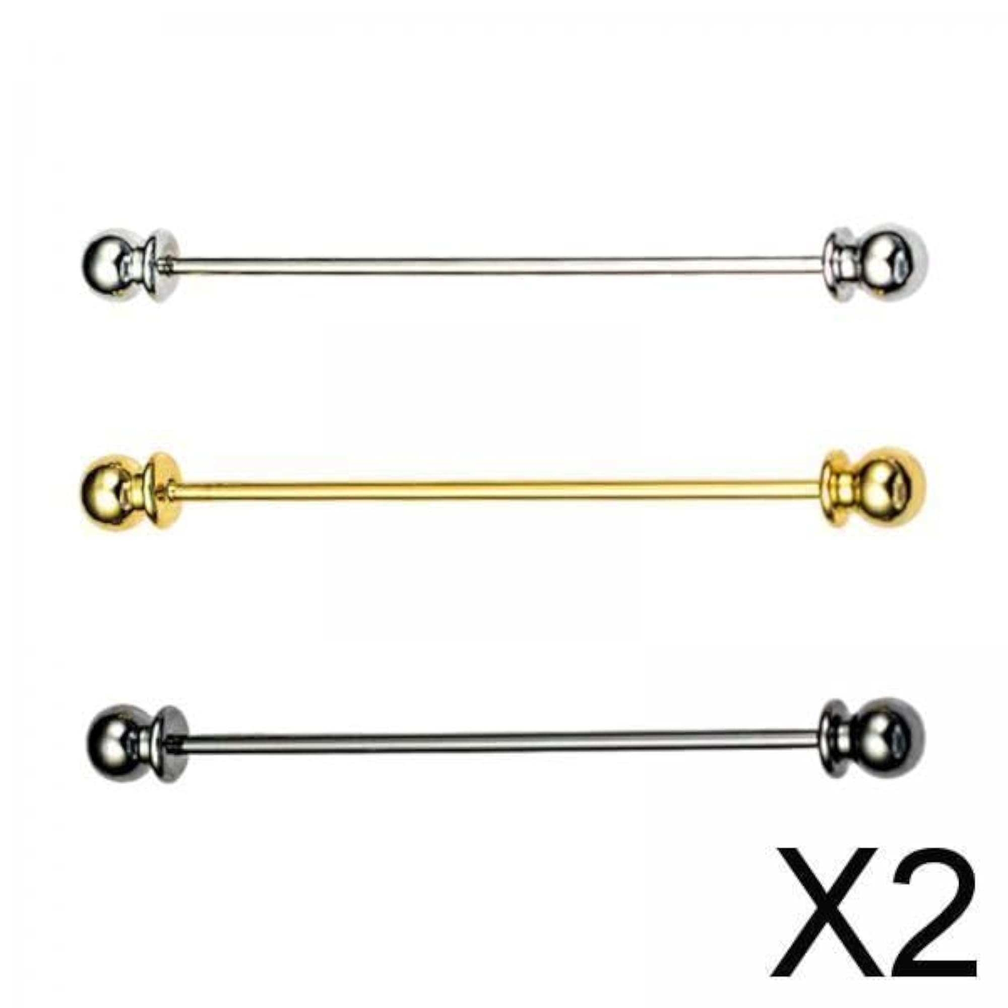 3 Pieces Classic Copper Collar Pin Jewelry for Men