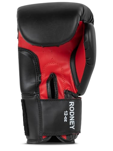 Foto von BENLEE Boxhandschuhe aus Kunstleder Rodney, Black/Red, 12 oz