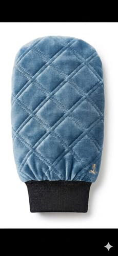 Image of Blessing Quilted Car Wash Mitt, Microfibre, Velvet Exterior, Elastic Wrist Cuff, Scratch-Free, Multi-Colour Options, Mitten Style (SkyBlue, Blessing Quilted Car Wash Mitt)