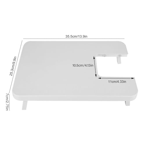 Sewing Machine Extension Table, Plastic Mini Desktop Machine Extension Board Household Sewing Craft Accessories for Craft Accessories