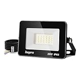 Royana 20W Focos Led Exterior 6000K Blanco Frío Proyector LED Exterior IP65 Impermeable Luz de Seguridad para Exterior Iluminación Jardin Garaje Porche Foco Balcón Césped