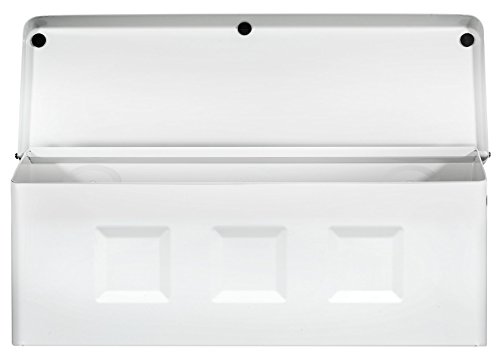 Architectural Mailboxes 2689W-10 Wayland Wallmount Mailbox, Small, White #TOP4