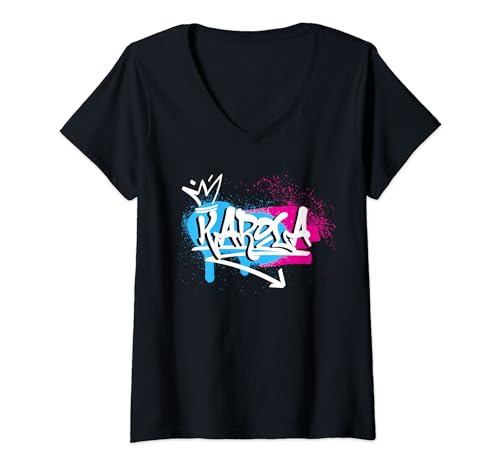 Mujer Mujer niñas Idea de regalo divertido humor nombre para Karola Camiseta Cuello V