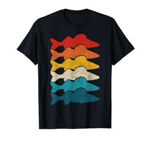 Zander Vintage Rétro poisson pêche T-Shirt Cover