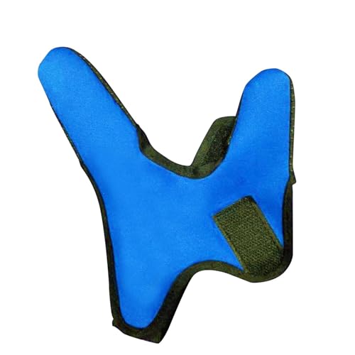 Menolana 2 Casting Fingers Thickness for Woman Man Adjustable Band Neoprene Left Hand Thumb Index, Blue