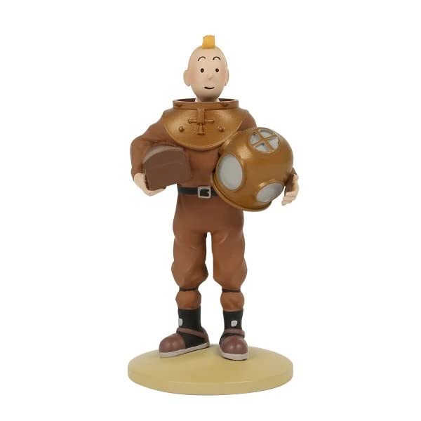 PHILAIMPEX Tintin Collection,The Adventure of Tintin Collection ~ 12 cm Collection Resin Figurine ~ Tintin Dive Suit