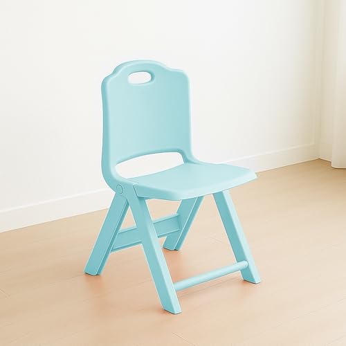 Image of HAPPY BEAR Foldable Kids | Foldable Study | Space-Saving, Portable, and Supports up to 30kg |Folding Stool | Kids Study (Blue)