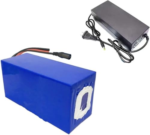 72V Lithium Ion Battery Pack with 3Ah Charger - 20AH 30AH 40AH for Electric Bicycles & Motorcycles, Compatible with 1000W to 3000W Motors, Anderson Plug Included