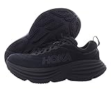 HOKA ONE ONE Bondi 8 Womens Shoes Size 7.5, Color: Black/Black