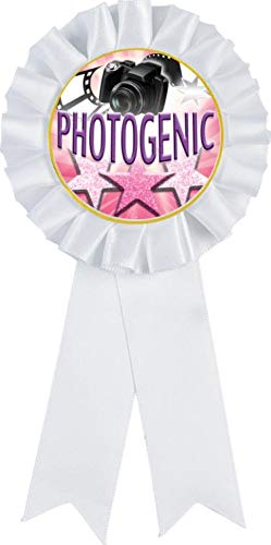 Cinta de premio blanca Crown Awards Beauty miniatura 1