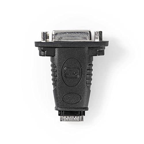 Adapter NEDIS CVGB34911BK HDMI Typ A DVI-D Female Gold Schwarz